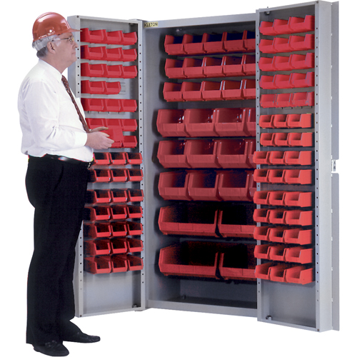 Armoire &agrave; combinaison avec porte creuse, 38" la x 24" p x 72" h, 36 tablettes Pronet Distribution