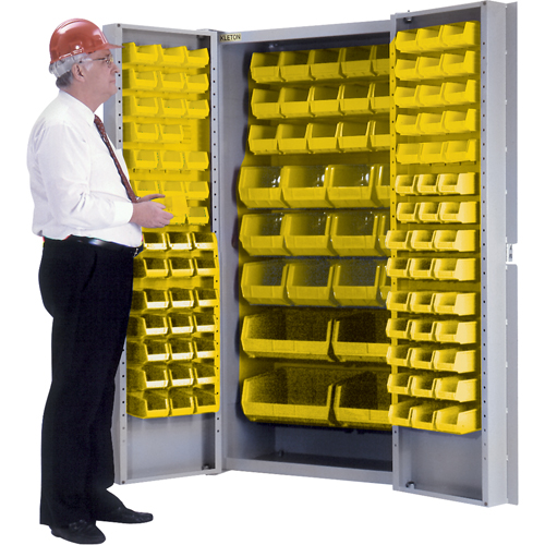 Armoire &agrave; combinaison avec porte creuse, 38" la x 24" p x 72" h, 36 tablettes Pronet Distribution