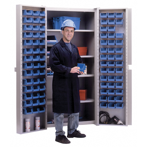 Armoire &agrave; combinaison avec porte creuse, 38" la x 24" p x 72" h, 4 tablettes Pronet Distribution