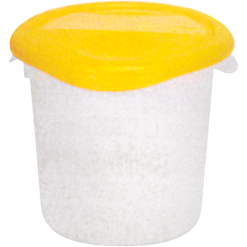 Round Storage Containers, 7-4/5" H x 8-1/2" D, 3.79 L Capacity, Clear Pronet Distribution