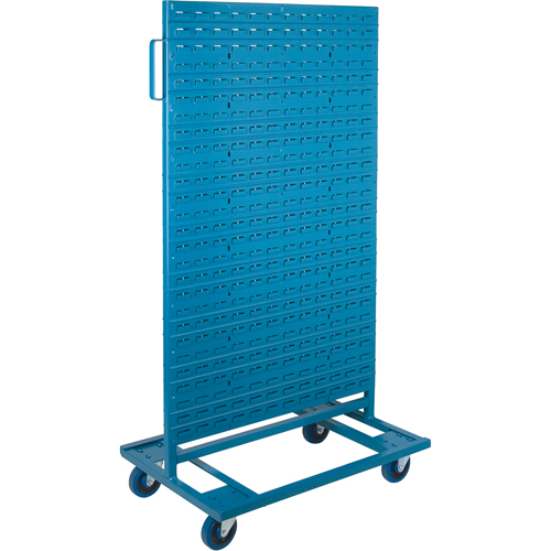 Supports mobiles pour contenants - &agrave; deux c&ocirc;t&eacute;s, 0 bacs, 36" la x 24" p x 67-1/2" h Pronet Distribution