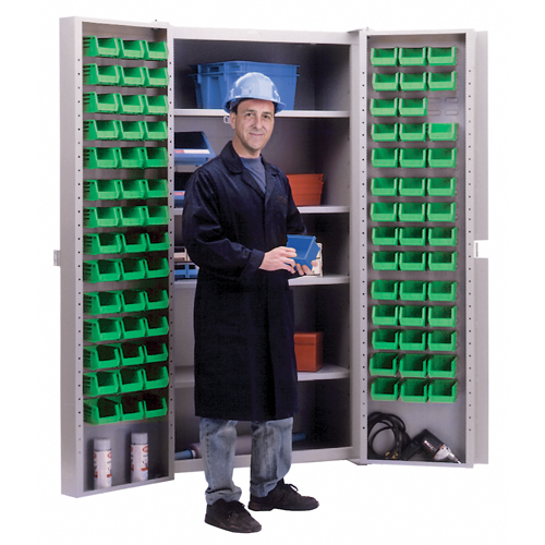Armoire &agrave; combinaison avec porte creuse, 38" la x 24" p x 72" h, 4 tablettes Pronet Distribution