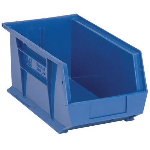Ultra Stack & Hang Bin, 8-1/4" W x 7" H x 14-3/4" D, Blue Pronet Distribution