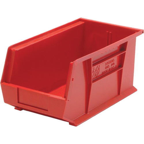 Bacs ultra empilable & suspendable, 8-1/4" la, 7" h x 14-3/4" p, Rouge Pronet Distribution