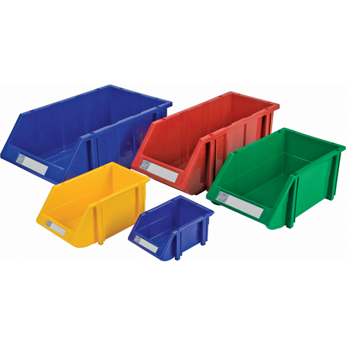 Stack & Hang Bin, 7-7/8" W x 7" H x 17-11/16" D, Red Pronet Distribution