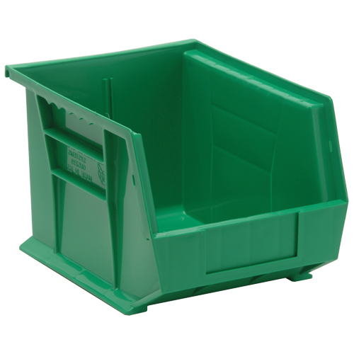 Bacs ultra empilable & suspendable, 8-1/4" la, 7" h x 10-3/4" p, Vert Pronet Distribution