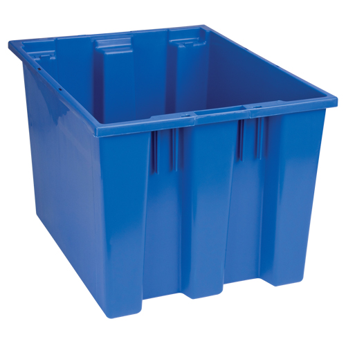 Contenants Stack & Nest, 13" x 19,5" x 15,5", Bleu Pronet Distribution