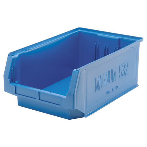 Contenants g&eacute;ants empilables, 12,375" la x 19,75" p x 7,875" h, Bleu Pronet Distribution