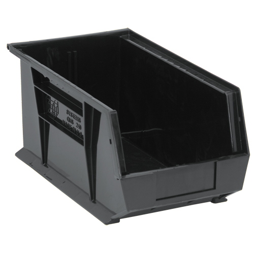 Ultra Stack & Hang Bin, 8-1/4" W x 7" H x 14-3/4" D, Black Pronet Distribution