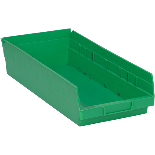 Bacs pour tablette, 8-1/8" la x 4" H x 17-7/8" p, Vert, Capacit&eacute; 40 lb Pronet Distribution