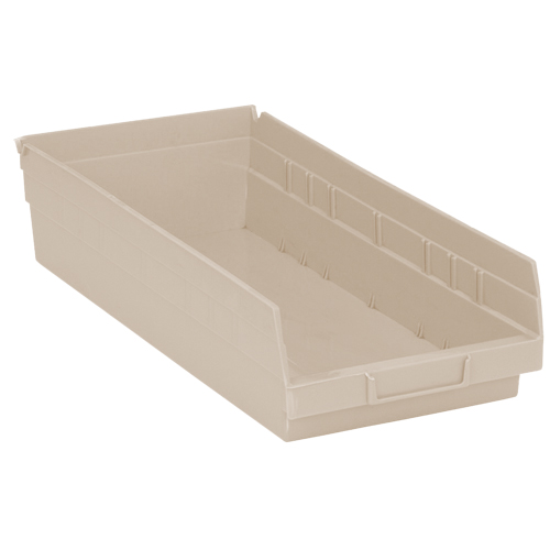 Bac pour &eacute;tag&egrave;re &eacute;conomique, 8-3/8" la, 4" h x 17-7/8" p, Ivoire Pronet Distribution