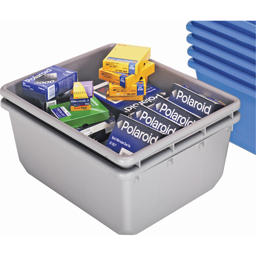 Contenants emboîtables QuanTub, 19" la x 24-1/2" p x 9,5" h, Gris Pronet Distribution