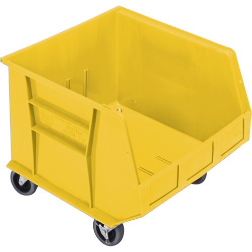 Bac mobile, 14" ha x 16-1/2" la x 18" p, Capacit&eacute; de 75 lb, Jaune Pronet Distribution