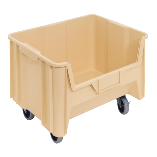 Mobile Giant Stack Container, 12-7/16" H x 19-7/8" W x 15-1/4" D, 250 lbs. Capacity, Ivory Pronet Distribution