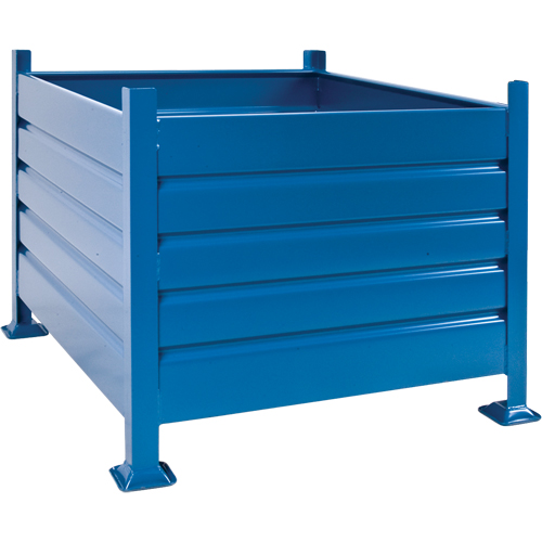 Contenants de vrac empilables, 30" ha x 40,5" la x 48,5" p, Capacit&eacute; de 4500 lb Pronet Distribution