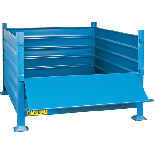 Bulk Stacking Containers, 30" H x 34.5" W x 40.5" D, 4500 lbs. Capacity Pronet Distribution