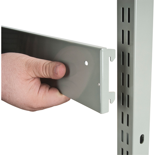 Servante mobile de bacs &agrave; plateaux inclinables - chariot seulement, &agrave; deux c&ocirc;t&eacute;s, 26-1/4" la x 22" p x 57-1/2" h Pronet Distribution