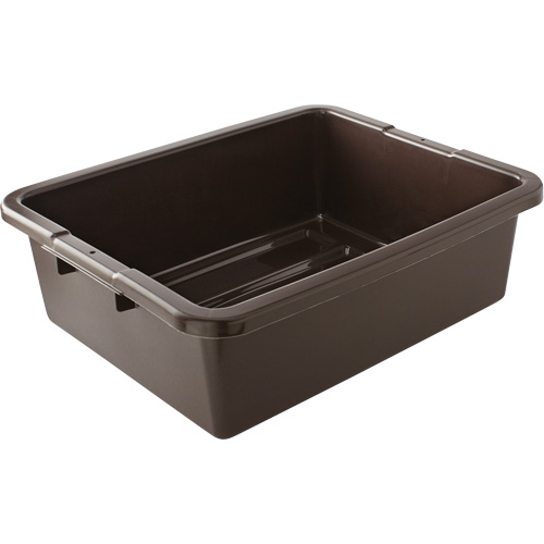 Undivided Bus/Utility Box, 7" H x 21.5" D x 17" L, Plastic, Brown Pronet Distribution