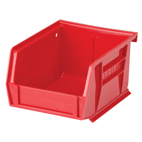 Stack & Hang Bin, 4-1/8" W x 3" H x 5-3/8" D, Red Pronet Distribution