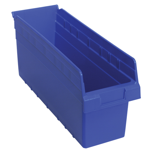 Bacs pour &eacute;tag&egrave;re Store-Max, 6-5/8" la x 8" H x 17-7/8" p, Bleu, Capacit&eacute; 56 lb Pronet Distribution