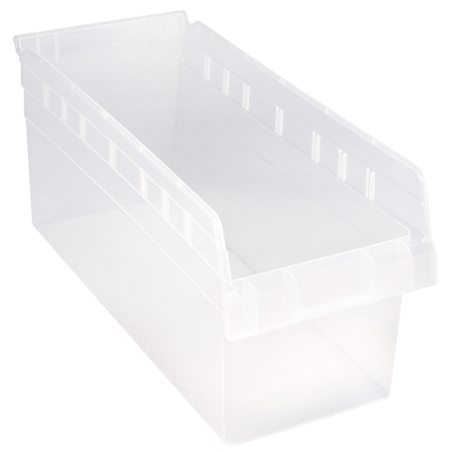 Bacs pour &eacute;tag&egrave;re Store-Max, 8-3/8" la x 8" H x 17-7/8" p, Transparent, Capacit&eacute; 56 lb Pronet Distribution