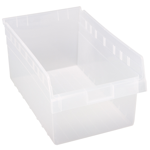 Bacs pour &eacute;tag&egrave;re Store-Max, 11-1/8" la x 8" H x 17-7/8" p, Transparent, Capacit&eacute; 56 lb Pronet Distribution