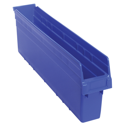 Bacs pour &eacute;tag&egrave;re Store-Max, 4-3/8" la x 8" H x 23-5/8" p, Bleu, Capacit&eacute; 68 lb Pronet Distribution