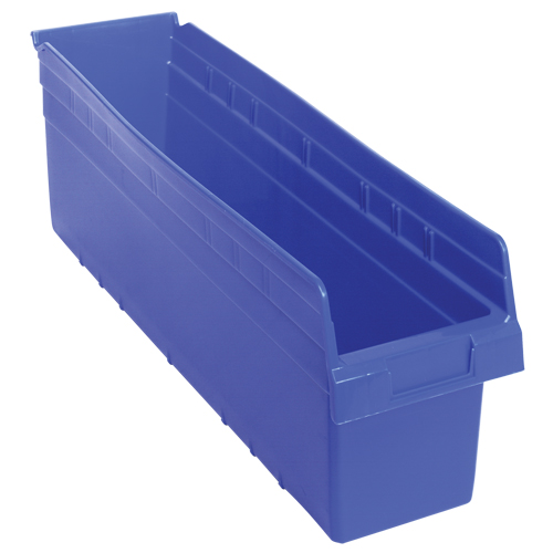 Bacs pour &eacute;tag&egrave;re Store-Max, 6-5/8" la x 8" H x 23-5/8" p, Bleu, Capacit&eacute; 68 lb Pronet Distribution