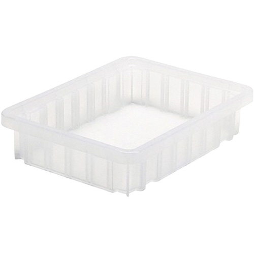 Contenant Divider Box, Plastique, 10,875" la x 8,25" p x 2,5" h, Transparent Pronet Distribution