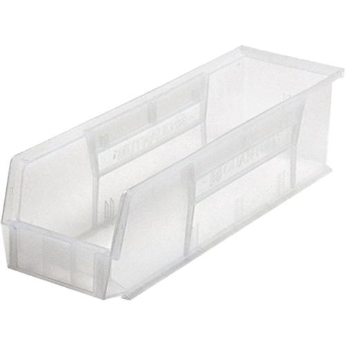 Bacs ultra empilable & suspendable, 17-7/8" la, 5" h x 5-1/2" p, Transparent Pronet Distribution