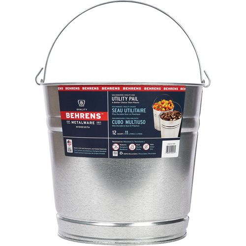 Seau, Acier galvanis&eacute;, 11 L Pronet Distribution