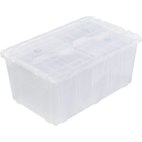FP243C FliPak Nestable Tote, 26.9" x 16.9" x 12.1", Clear Pronet Distribution