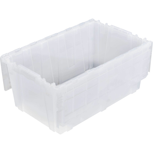 FP243C FliPak Nestable Tote, 26.9" x 16.9" x 12.1", Clear Pronet Distribution
