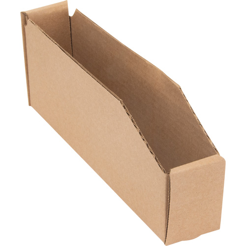 Boîtes profondes en carton ondul&eacute;, 1-15/16" la x 11-1/4" p x 4-1/2" h, Beige Pronet Distribution