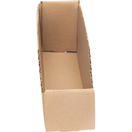 Boîtes profondes en carton ondul&eacute;, 2-7/8" la x 11-1/4" p x 4-1/2" h, Beige Pronet Distribution