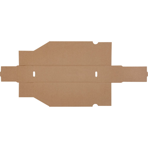 Boîtes profondes en carton ondul&eacute;, 2-7/8" la x 11-1/4" p x 4-1/2" h, Beige Pronet Distribution
