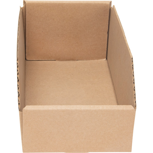 Boîtes profondes en carton ondul&eacute;, 5-3/4" la x 11-1/4" p x 4-1/2" h, Beige Pronet Distribution
