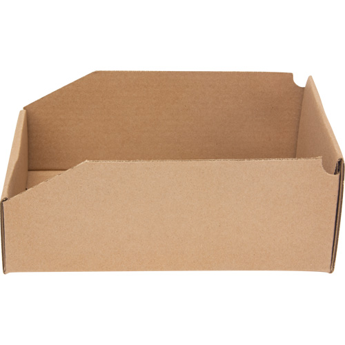 Boîtes profondes en carton ondul&eacute;, 7-5/8" la x 11-5/16" p x 4-1/2" h, Beige Pronet Distribution