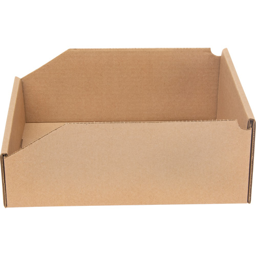 Boîtes profondes en carton ondul&eacute;, 9-3/4" la x 11-1/4" p x 4-1/2" h, Beige Pronet Distribution