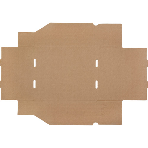 Boîtes profondes en carton ondul&eacute;, 9-3/4" la x 11-1/4" p x 4-1/2" h, Beige Pronet Distribution
