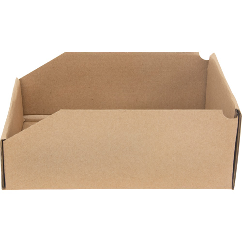 Boîtes profondes en carton ondul&eacute;, 8-3/4" la x 11-1/4" p x 4-1/2" h, Beige Pronet Distribution
