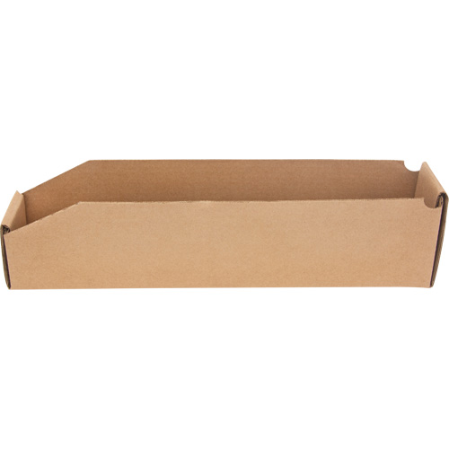 Boîtes profondes en carton ondul&eacute;, 1-7/8" la x 17-1/8" p x 4-1/2" h, Beige Pronet Distribution