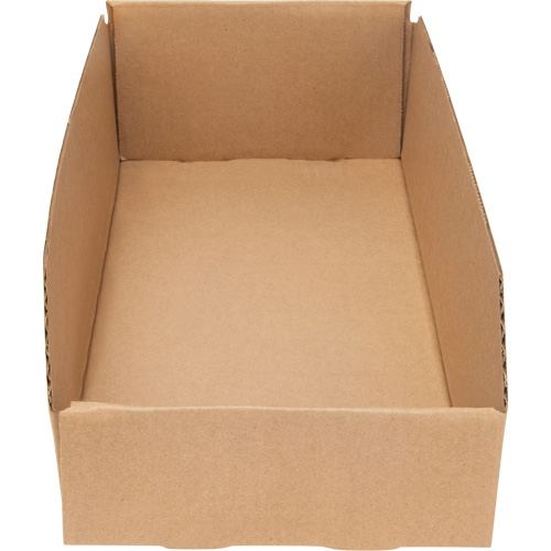Boîtes profondes en carton ondul&eacute;, 7-3/4" la x 17-1/4" p x 4-1/2" h, Beige Pronet Distribution