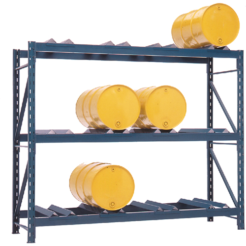 Rayonnages pour barils, 12 barils, 112" la x 36" p x 96" h Pronet Distribution