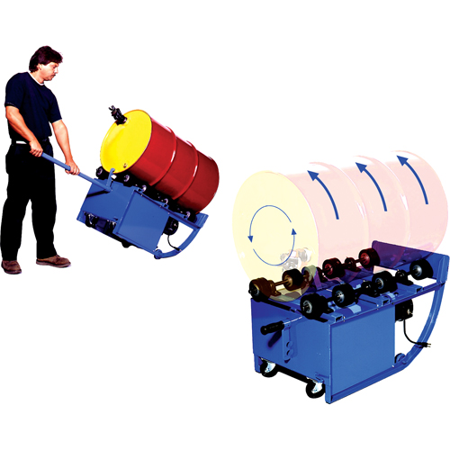 M&eacute;langeurs portatifs, 55 gal. US (45 gal. imp.) Capacit&eacute;, Vitesse fixe, 0,5 CV Pronet Distribution
