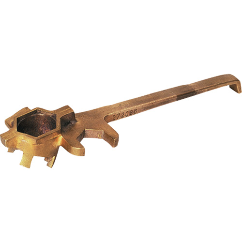 Cl&eacute; anti&eacute;tincelante de luxe pour barils, Ouverture de 1-1/4", Poign&eacute;e 3-1/4", Alliage de bronze Pronet Distribution