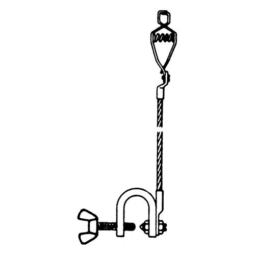 Light-Duty Bonding & Grounding Wire Assemblies - Alligator Clip & Small C-Clamps Pronet Distribution