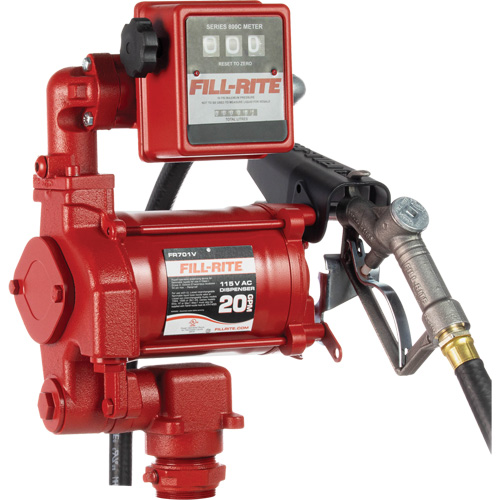 Pompes &agrave; palettes, rotatives & utilitaires, c.a., 115 V, 20 gal./min Pronet Distribution