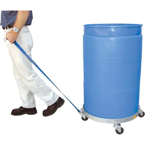 Chariots &agrave; &eacute;tages multiples pour baril, Acier, Capacit&eacute;e 900 lb, Diam&egrave;tre 23-1/2", Roue en Caoutchouc Pronet Distribution