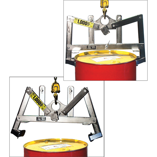 Automatic Vertical Drum Lifters, 55 US gal. (45 Imperial Gal.), 1000 lbs./454 kg. Cap. Pronet Distribution